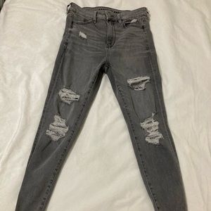 American Eagle Outfitters Ne(x)t Level Ripped Low-Rise Jegging